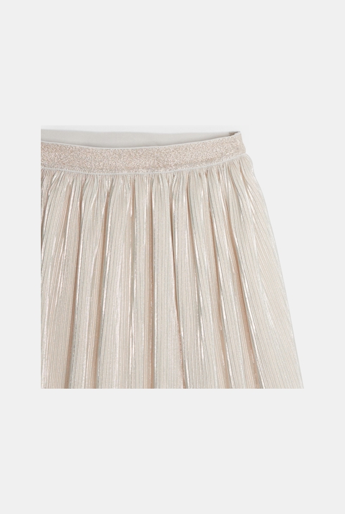 Jupe plissée pailletée irisée Fille