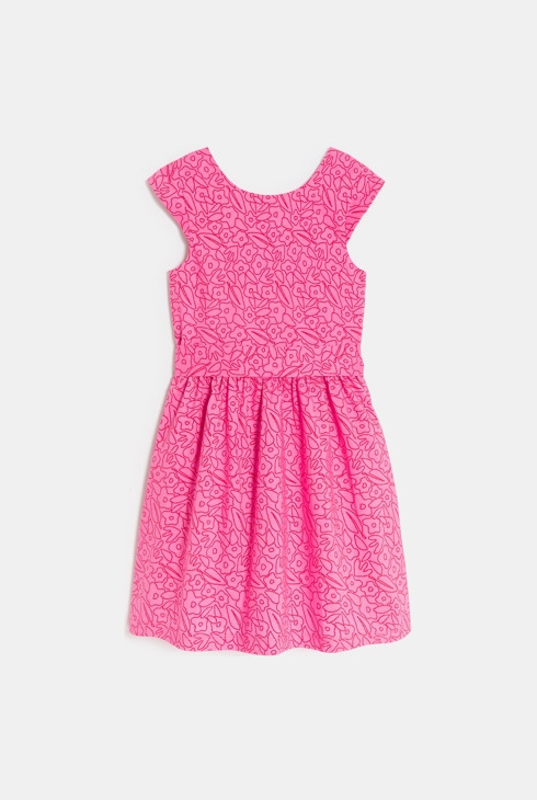Robe chic sans manches rose Fille