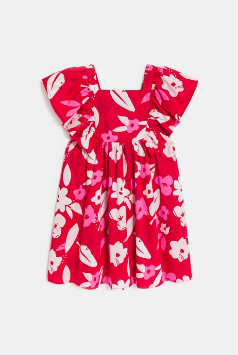 Robe imprimée rouge Fille