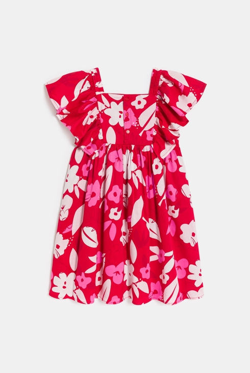Robe imprimée rouge Fille