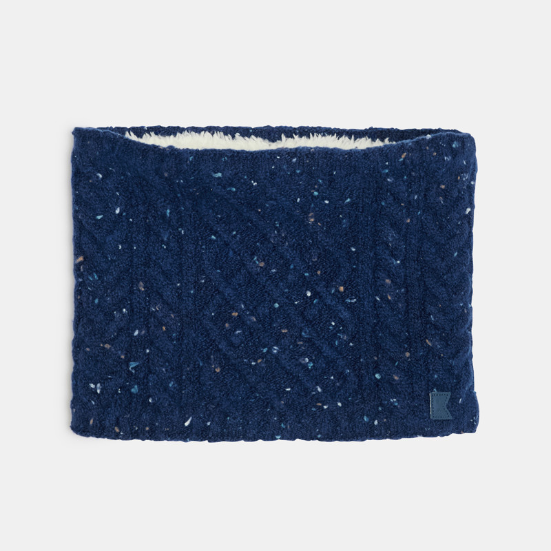 Snood Zopfmuster blau Jungen