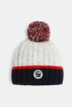 Bonnet côtelé à pompon gris Garçon 2