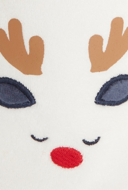 Rotes Baby-Lätzchen mit Rentier für Mädchen (2er-Pack) 2