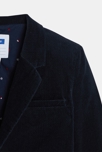Veste de costume en velours bleu marine Garçon 3
