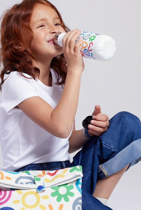 Gourde colorée enfant 500 ml