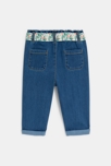 Pantalon paperbag denim bleu bébé fille 3