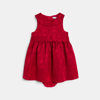 Robe de fête rouge bébé fille