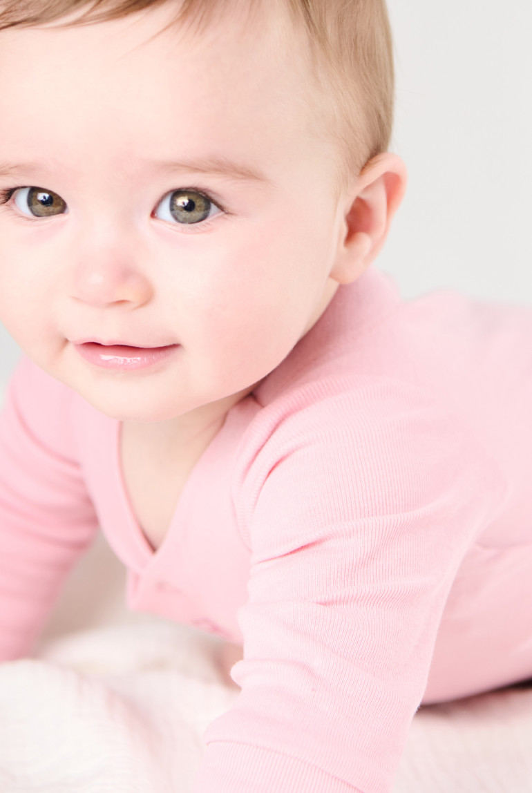Bodi evolutivo punto rosa recién nacido bebé niña (pack de 2) 1