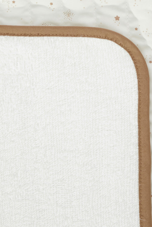Tapis à langer de voyage étoile blanc naissance mixte 2