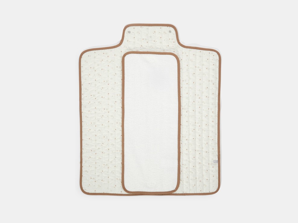 Tapis à langer de voyage étoile blanc naissance mixte 2