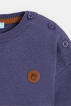 Jersey punto azul bebé niño 3