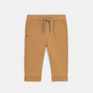 Baby boy's soft brown knitted trousers 1