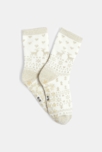 Chaussettes Noël anti-dérapantes écru Fille 3