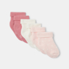 Chaussettes bouclette rose bébé naissance (lot de 3)