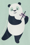 T-shirt manches longues animaux musiciens vert bébé garçon 2