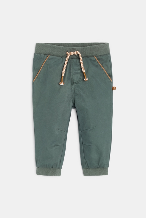 Jogginghose Baumwolle Khaki Kleinkind Junge 1