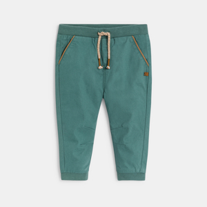 Groene katoenen joggingbroek voor babyjongens 1