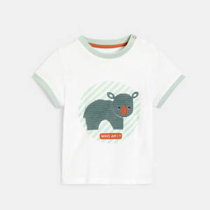 Baby boy's green koala T-shirt 1