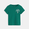 T-shirt imprimé palmier vert bébé garçon