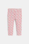 Robe maille fantaisie et jegging cœur rouge bébé fille 4