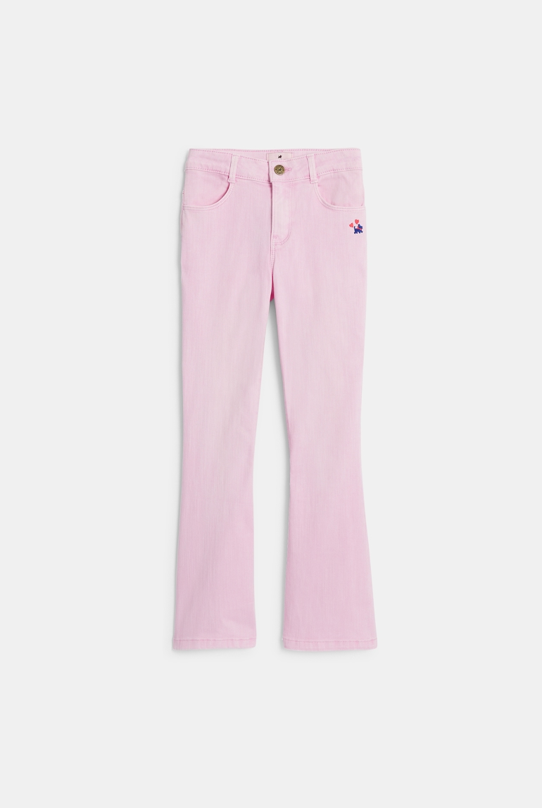 Jean coupe flare rose fille Chipie 1