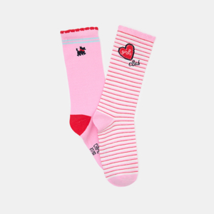 Chaussettes rose fille Chipie (lot de 2) 1