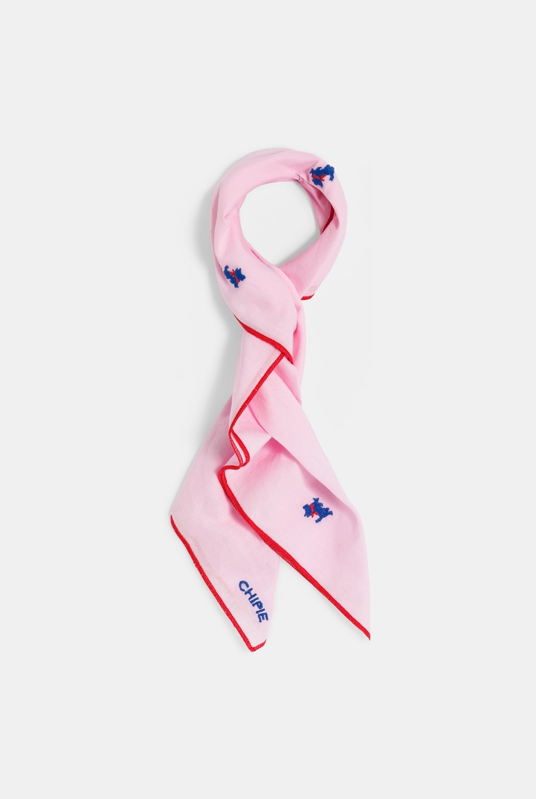 Roze katoenen sjaaltje voor meisjes - Chipie 1