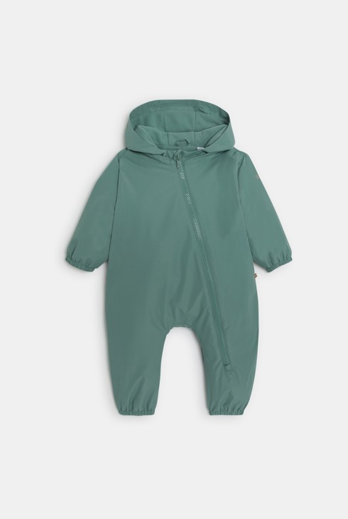 Grüner Regenanzug mit Fleecefutter Kleinkind Junge oder Mädchen 2