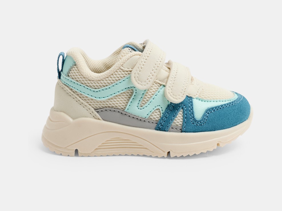 Baskets running bleu bébé garçon 1