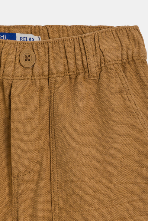 Pantalon relax marron Garçon 2