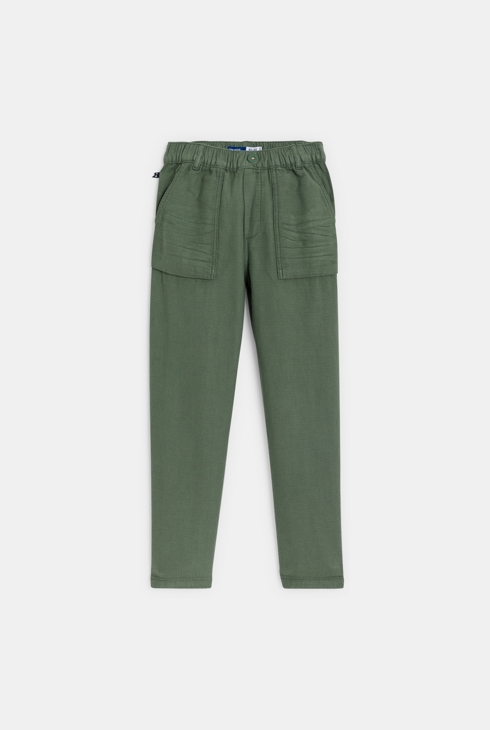 Pantalon relax kaki Garçon 1
