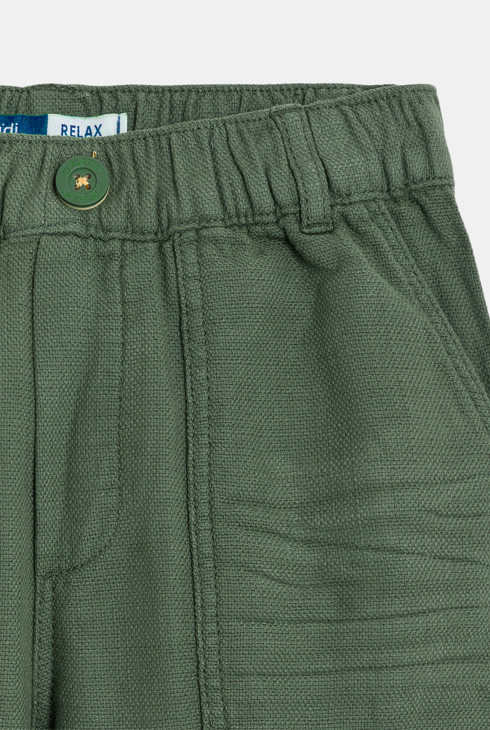 Pantalon relax kaki Garçon 2