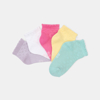 Chaussettes basses fantaisie multicolore bébé fille (lot de 5)