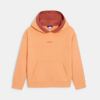 Sweat-shirt à capuche orange Garçon