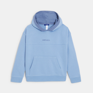 Sudadera con capucha azul niño 1