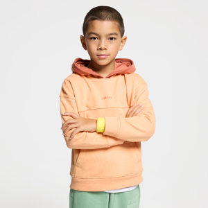 Boy's orange hoodie 1