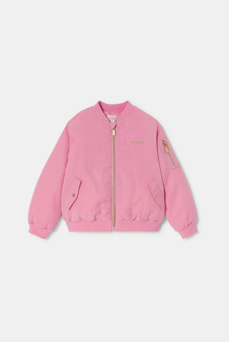 Bomber rosa da bambina Lili Gaufrette 1