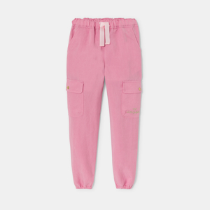 Pantalon cargo rose fille Lili Gaufrette 1