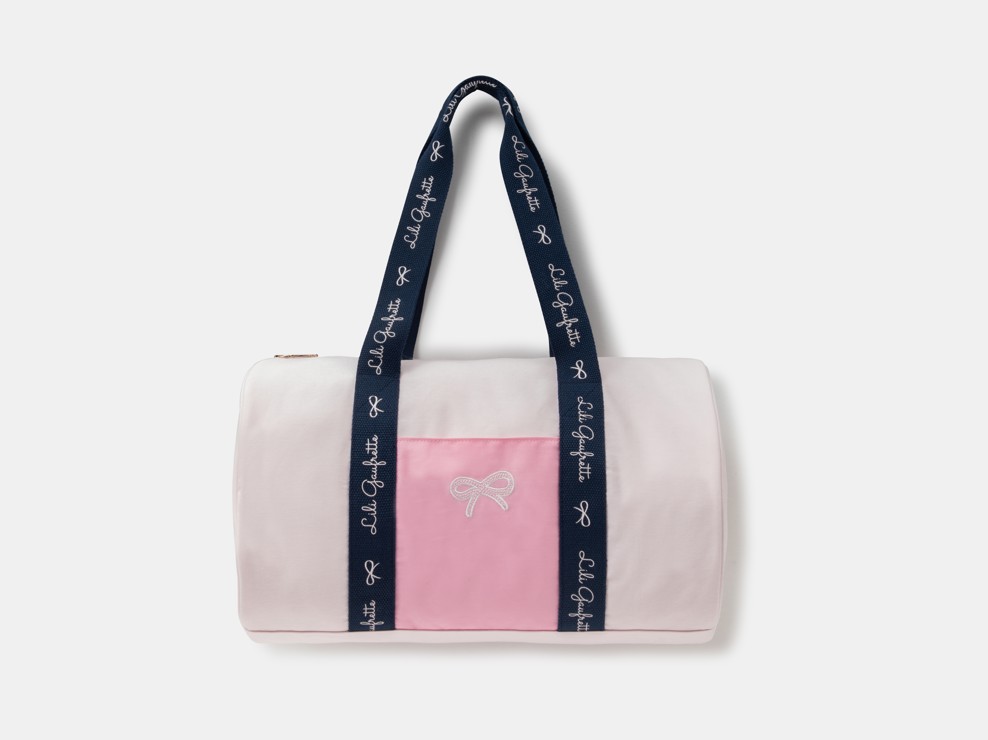 Sac de sport rose Lili Gaufrette 1