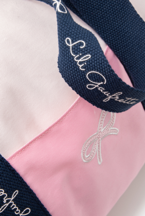 Sac de sport rose Lili Gaufrette