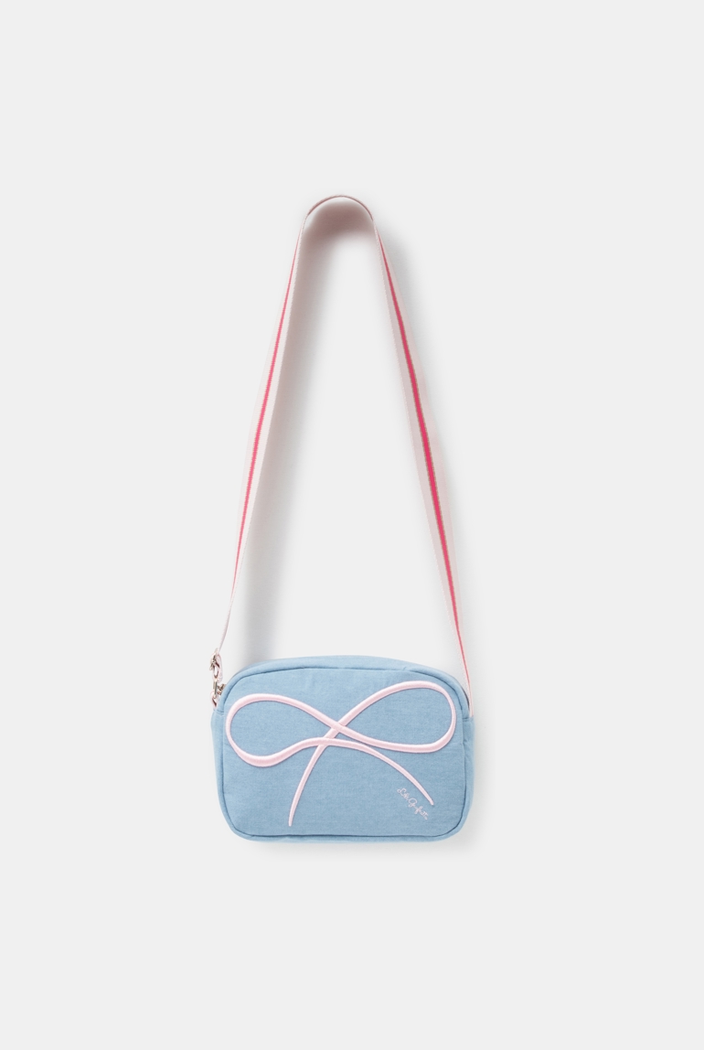 Bolso bandolera azul Lili Gaufrette 1