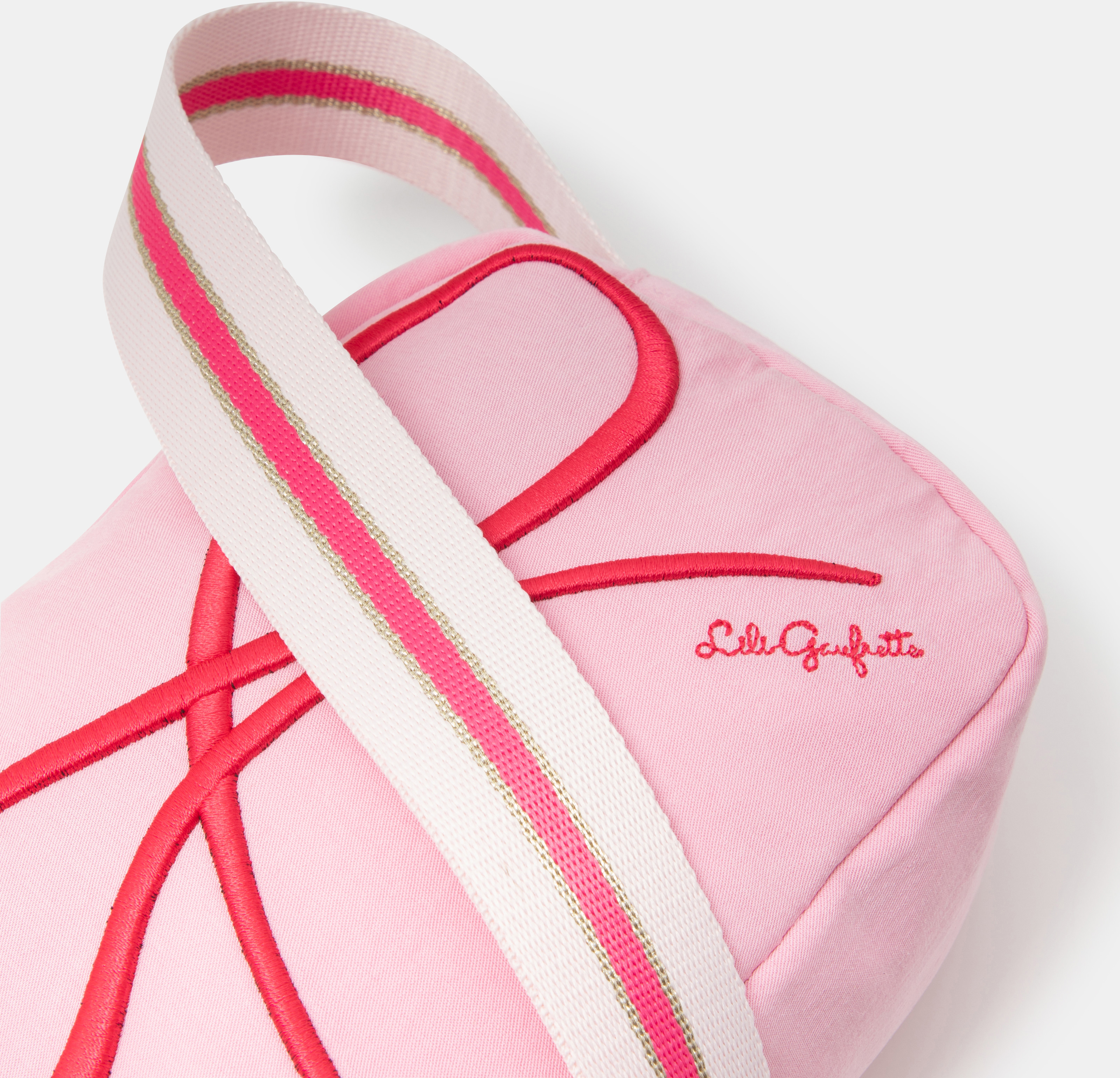 Sac à bandoulière rose Lili Gaufrette