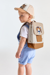 Mochila de tigre marrón para bebé niño 4