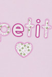 Sweat molleton imprimé mauve bébé fille 2
