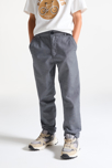 Pantalón chino slim + cinturón azul gris niño 3