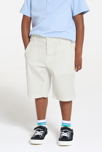 Shorts bianchi in tela per bambino 4