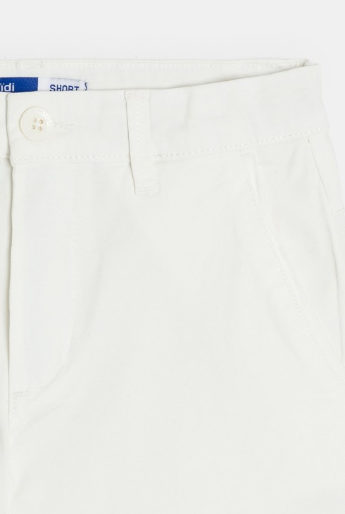 Short en toile blanc Garçon 2