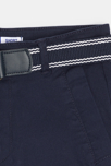 Bermudas chino con cinturón azul niño 3