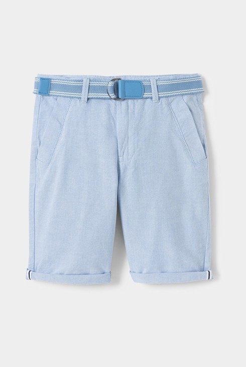 Bermudes xino amb cinturó blau nen 1