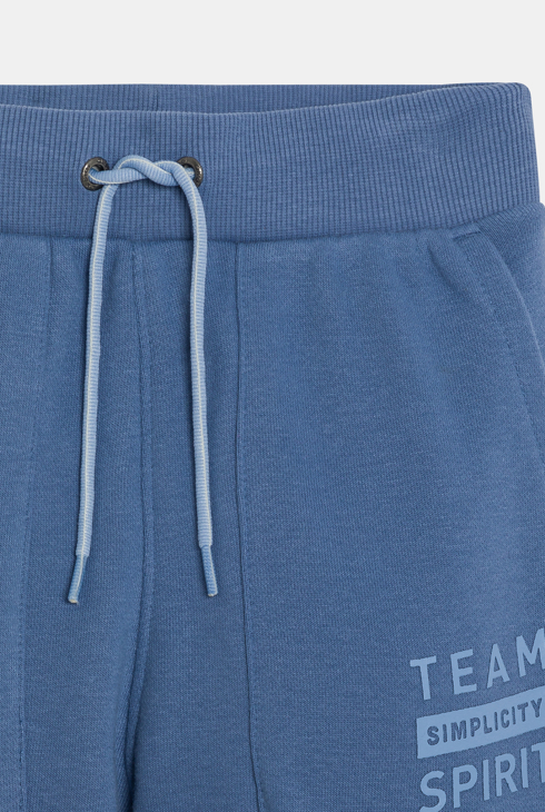 Jogging en molleton bleu Garçon